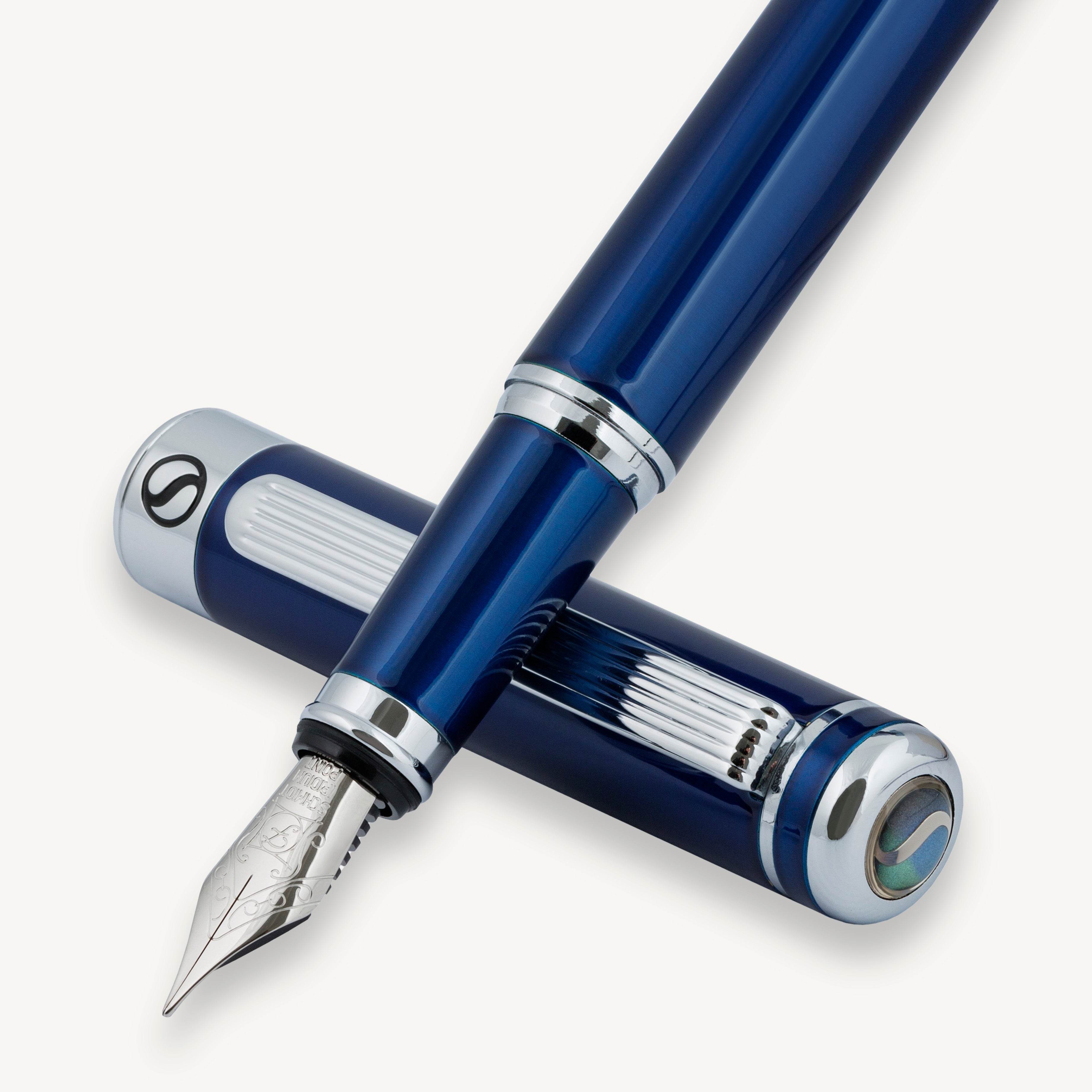 Classic Midnight Blue Fountain Pen - Medium Nib