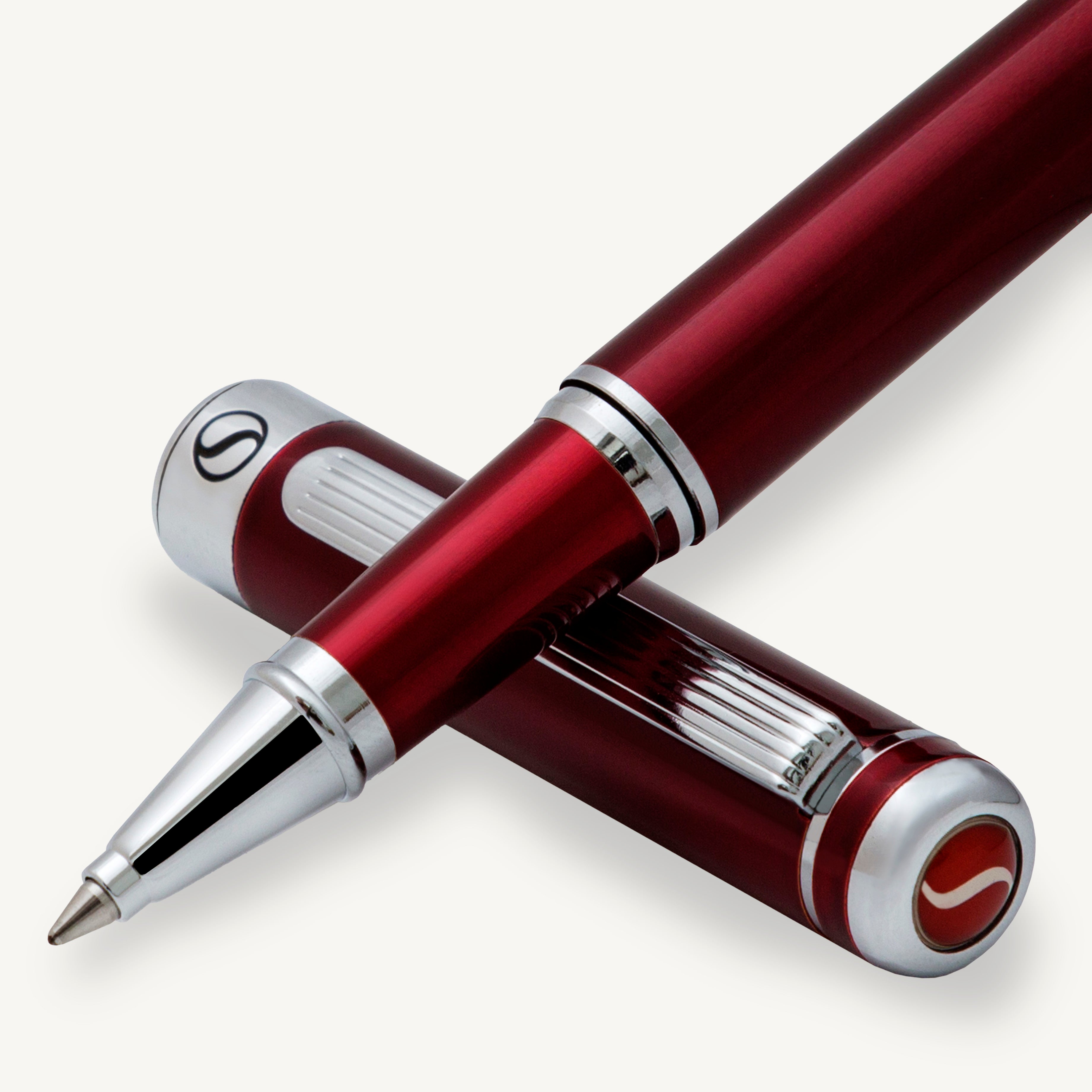 Classic Crimson Red Rollerball Pen