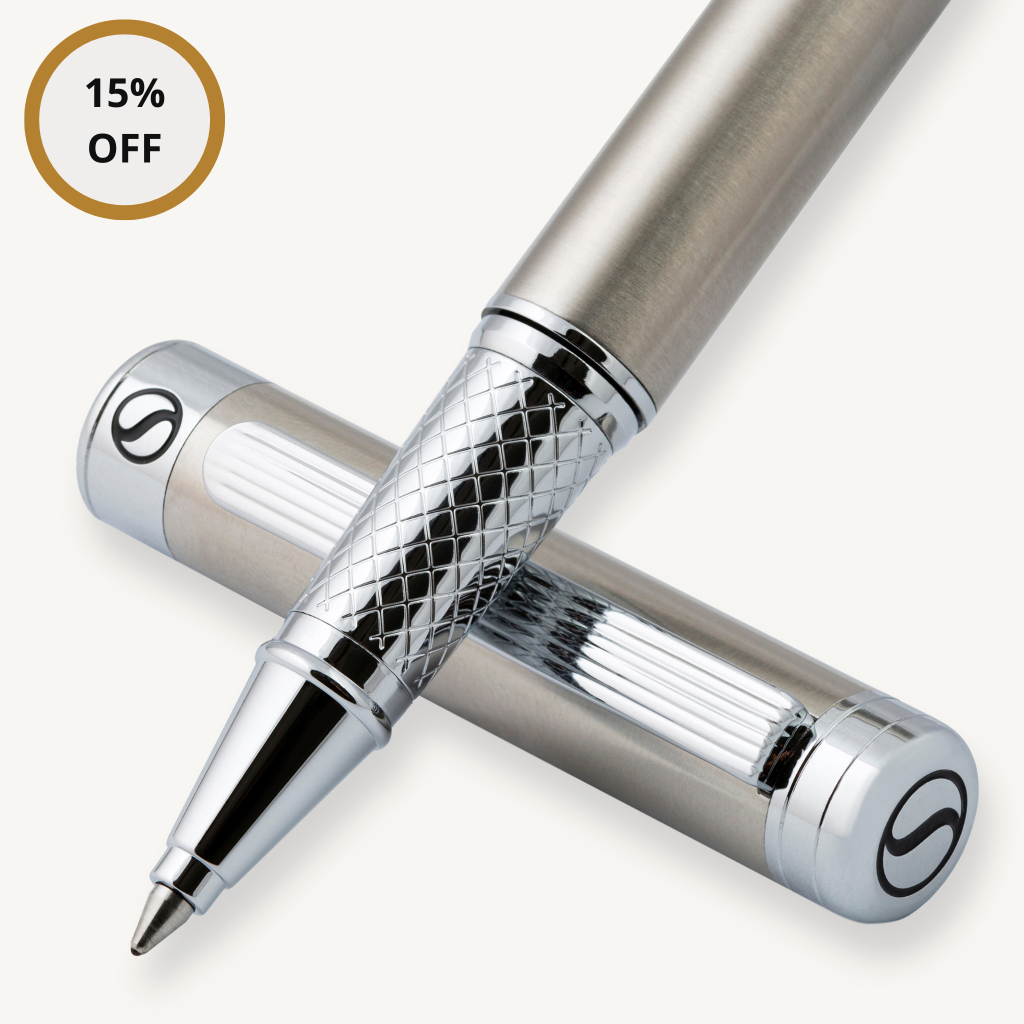 Classic Stainless Steel Rollerball Pen
