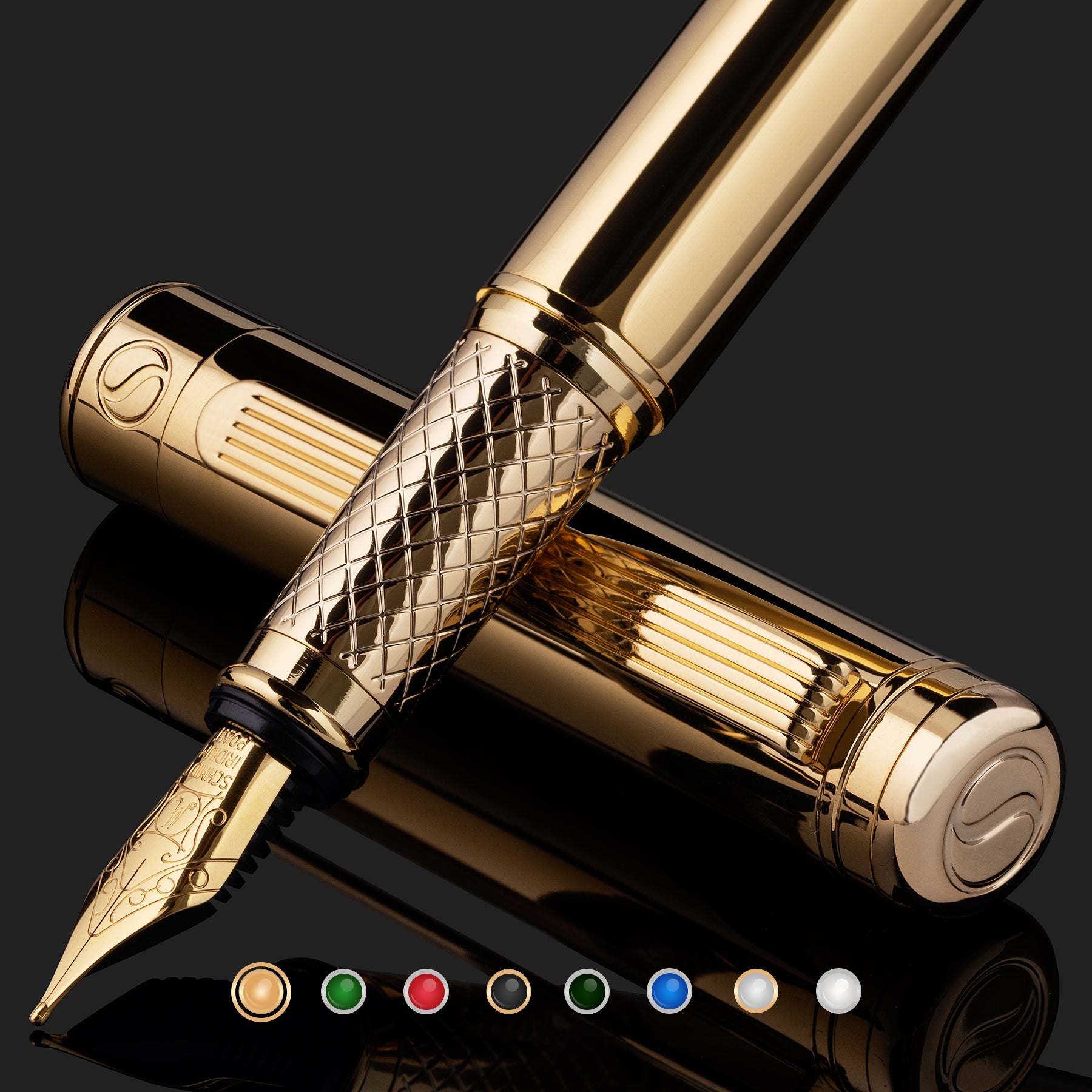 Scriveiner Classic Gold Fountain Pen Medium Nib scriveiner-classic-gold-fountain-pen-medium-nib