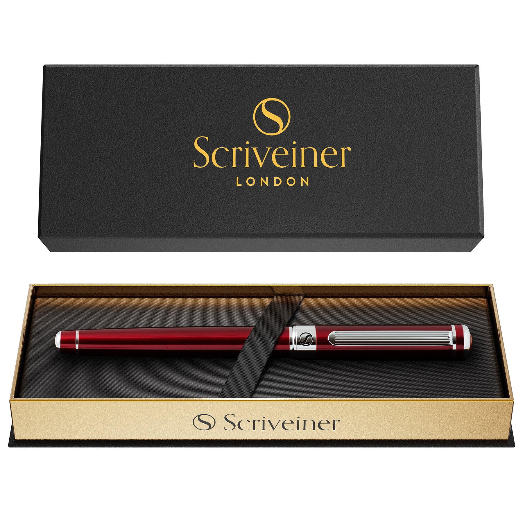 Classic Crimson Red Rollerball Pen