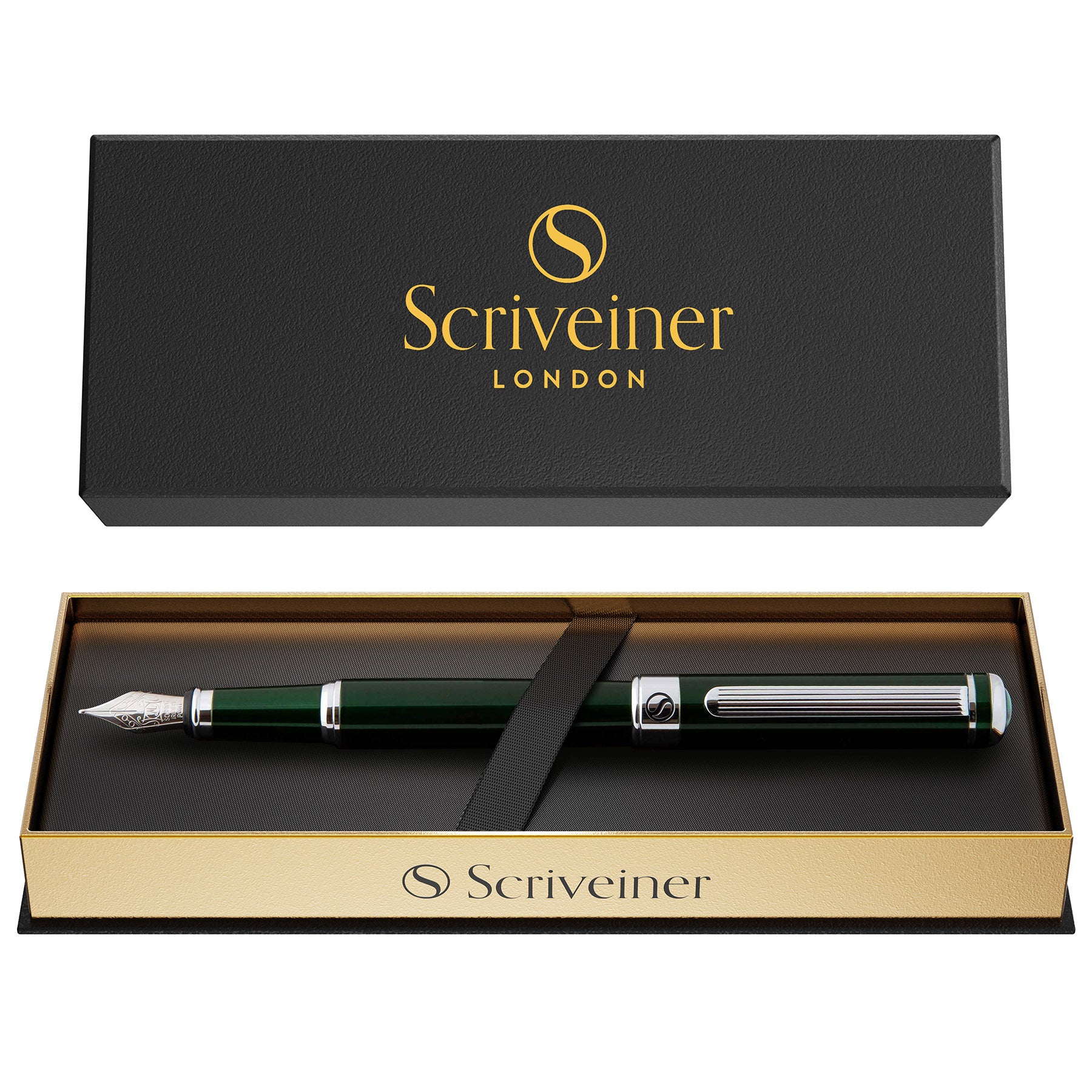 Stylo plume Scriveiner Classic British Racing Green - Plume moyenne
