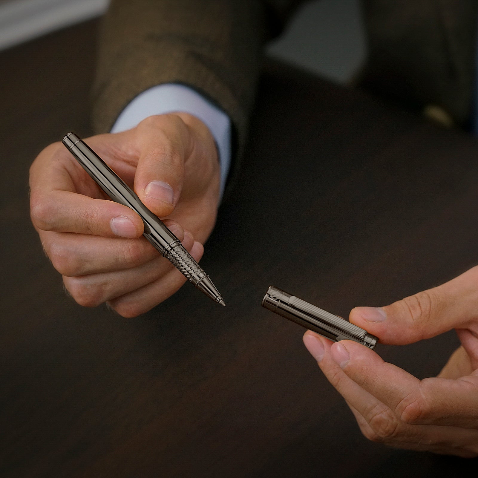 Classic Gun Metal Rollerball Pen - Special Edition