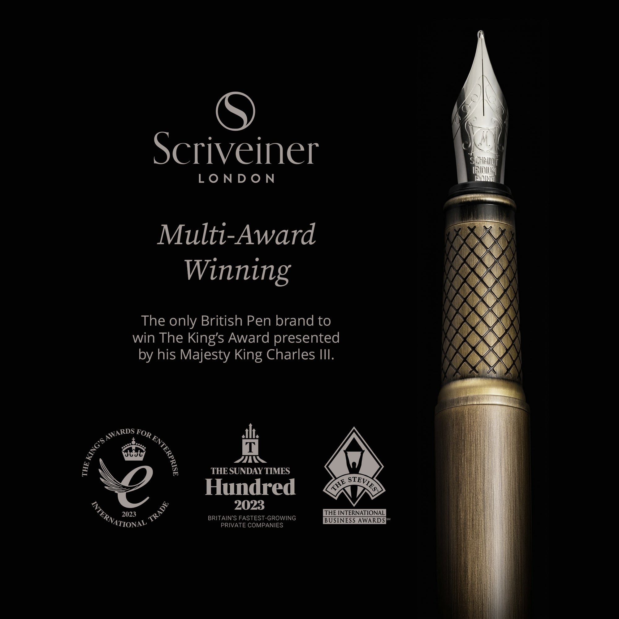 Scriveiner Classic Bronze Fountain Pen – Medium