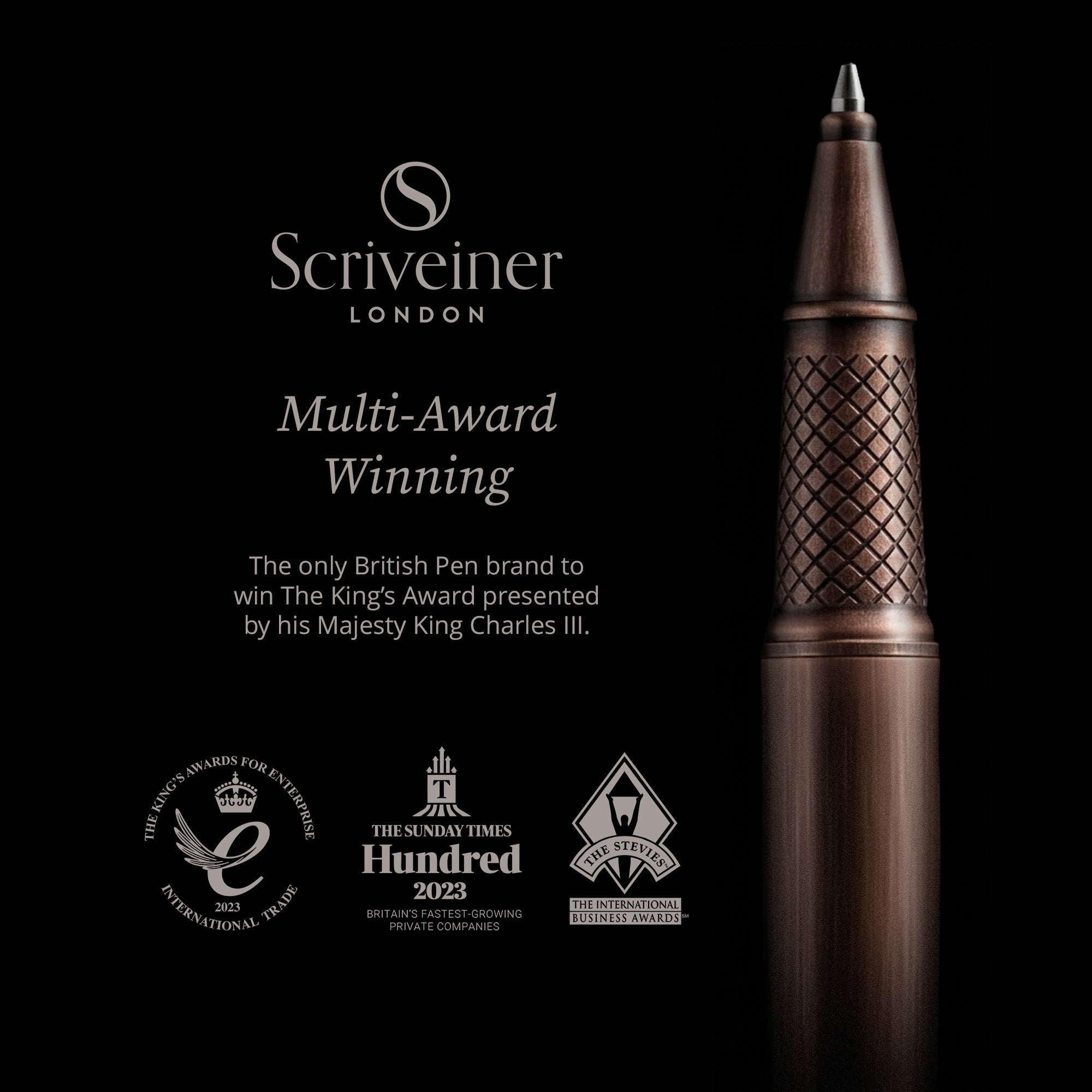 Scriveiner Classic Copper Rollerball Pen