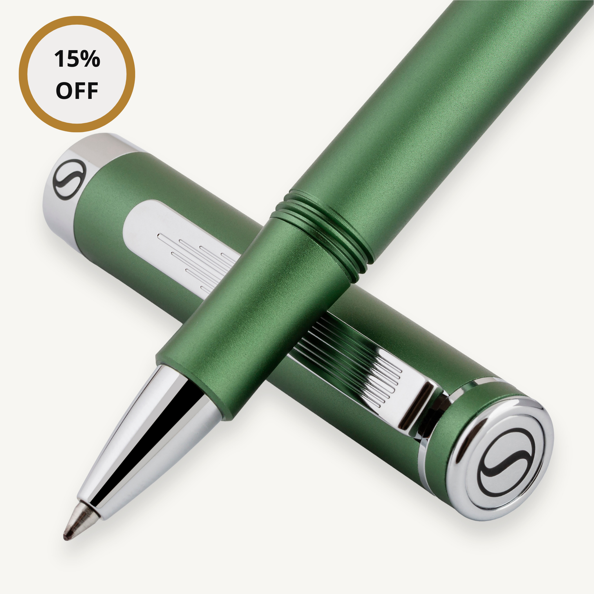 EDC Matt Green Rollerball Pen