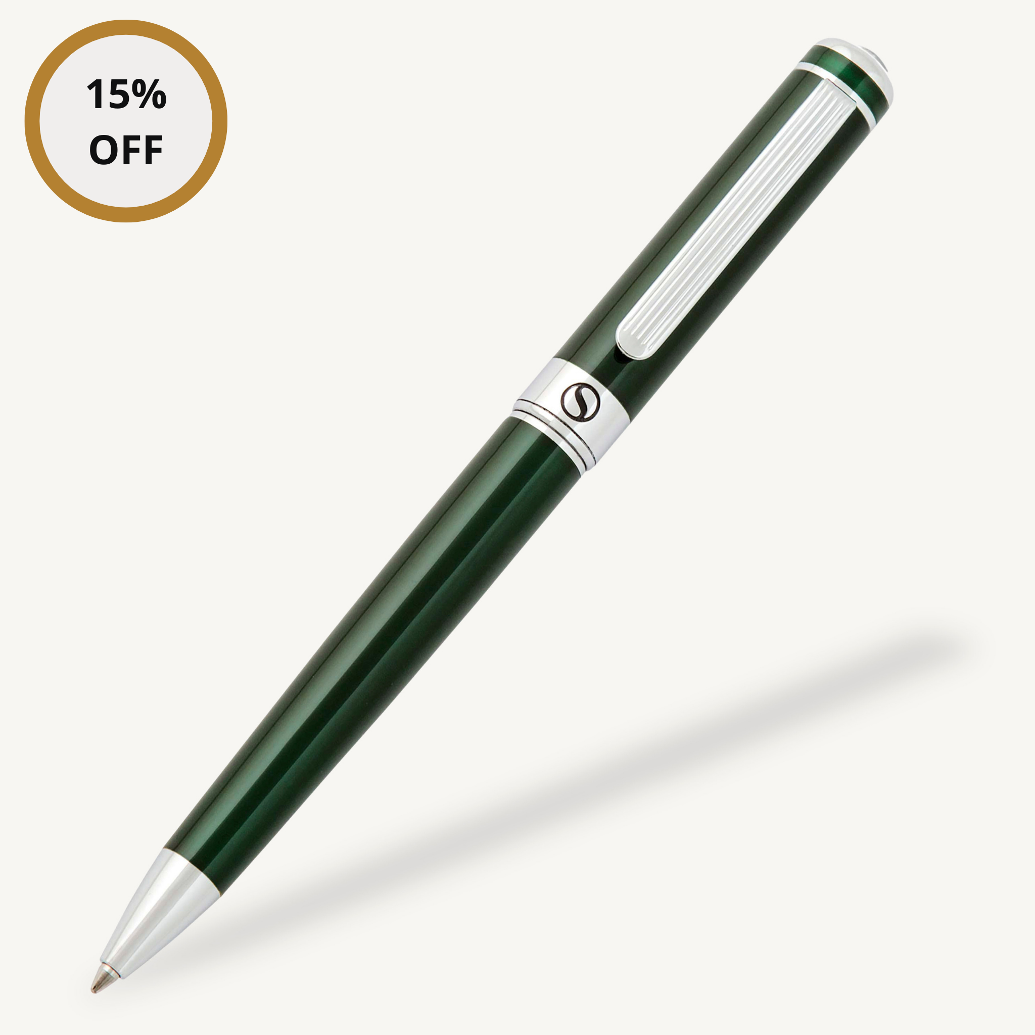 Classic British Racing Green Ballpoint Pen
