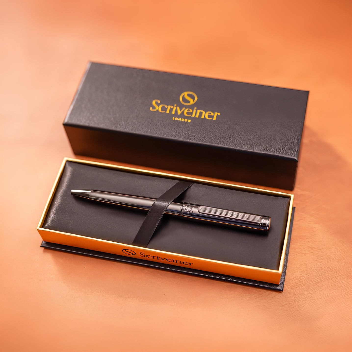 Scriveiner Classic Gun Metal Ballpoint Pen - Custom