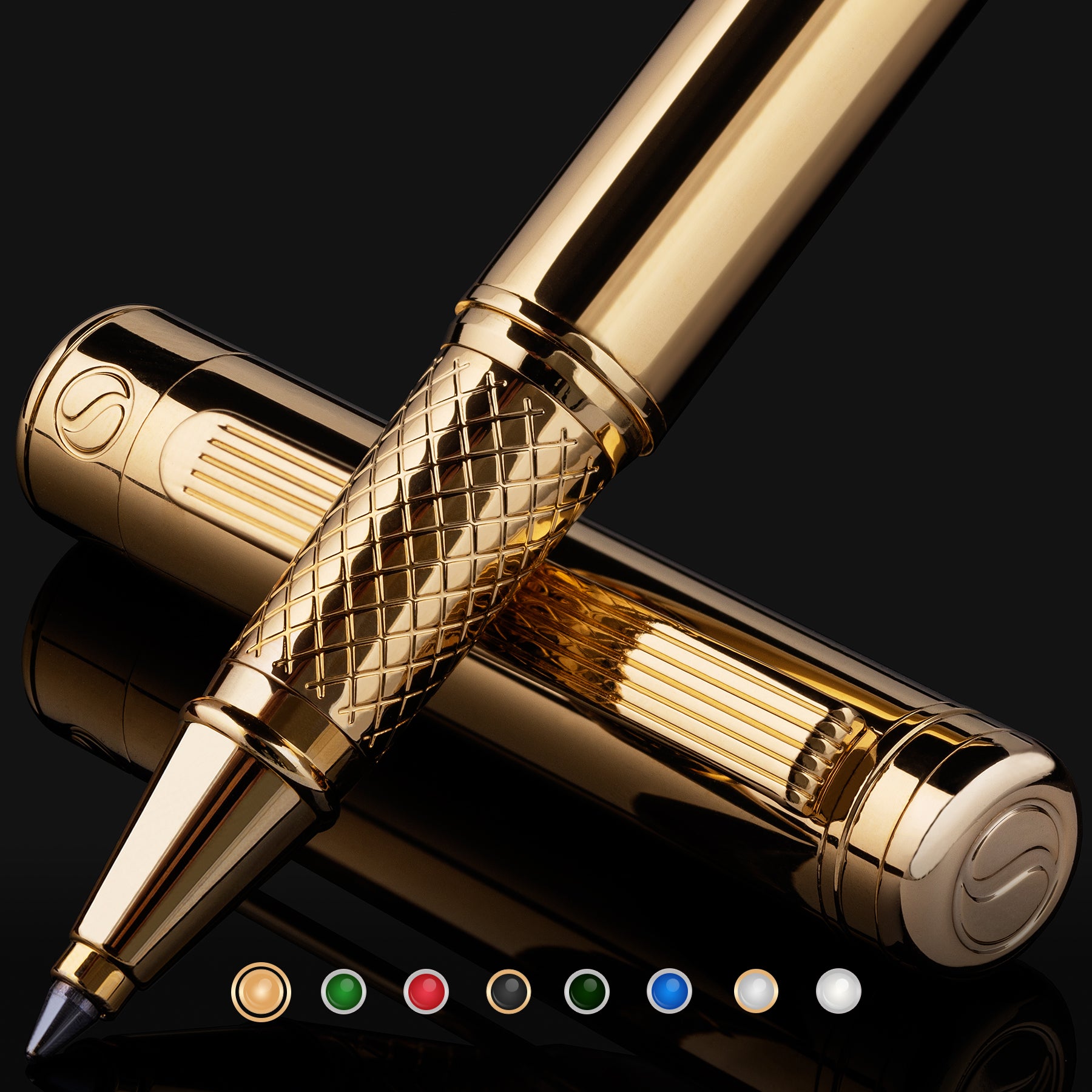 Scriveiner Classic Gold Rollerball Pen