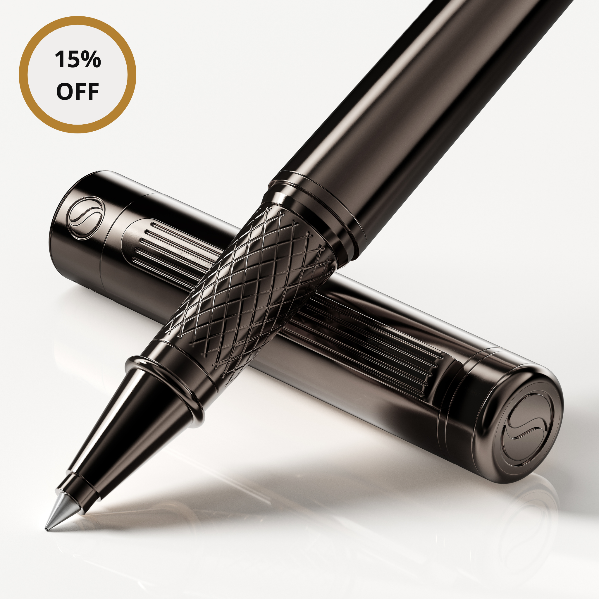 Classic Gun Metal Rollerball Pen - Special Edition