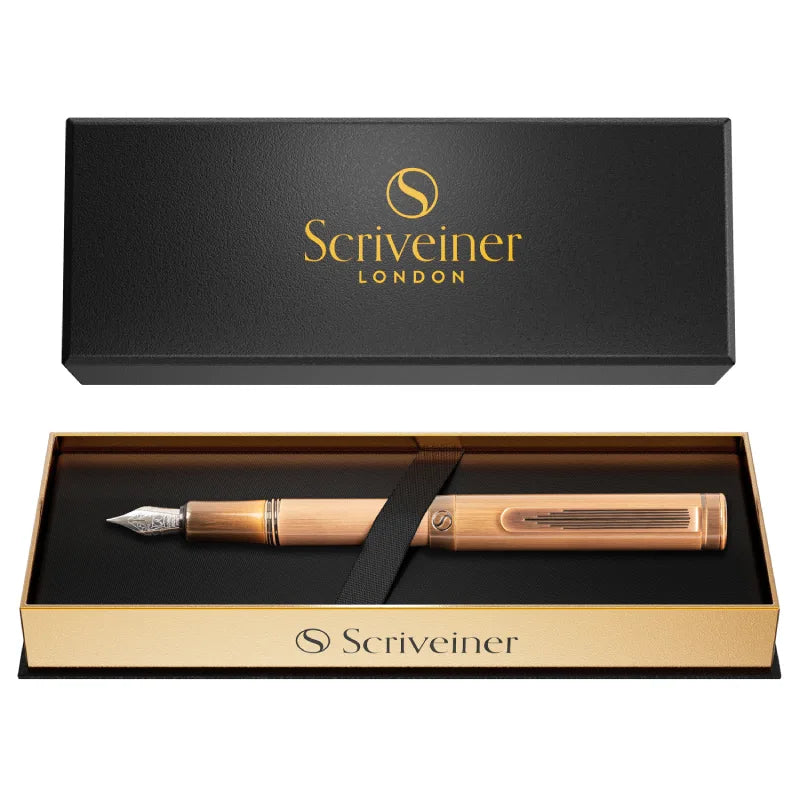 Scriveiner Pocket Pen Copper Fountain Pen - Fine Nib
