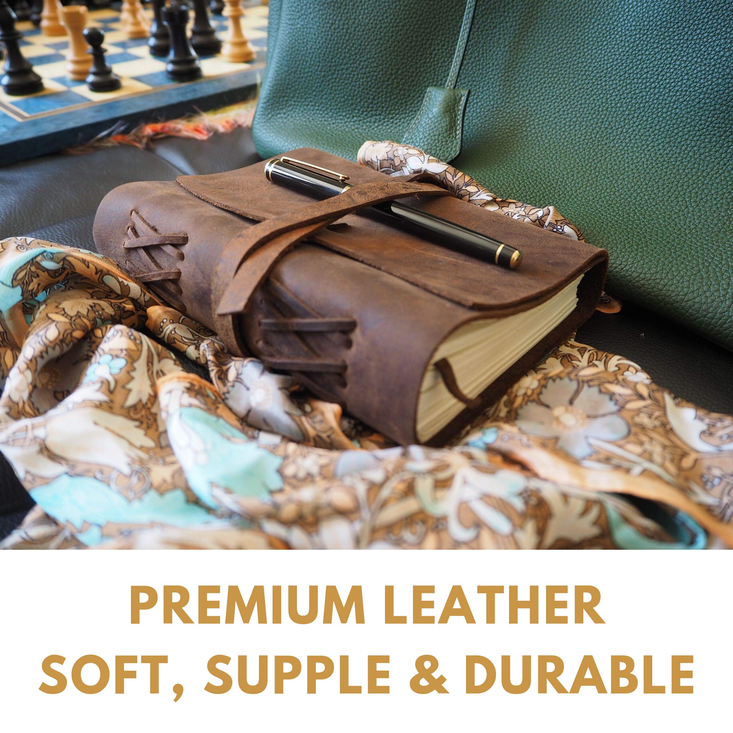 Scriveiner Premium Handmade Leather Journal – 7x5