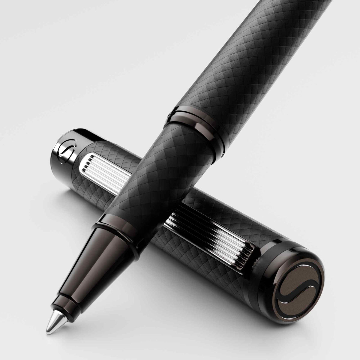 Scriveiner Classic All Black Rollerball Pen Custom