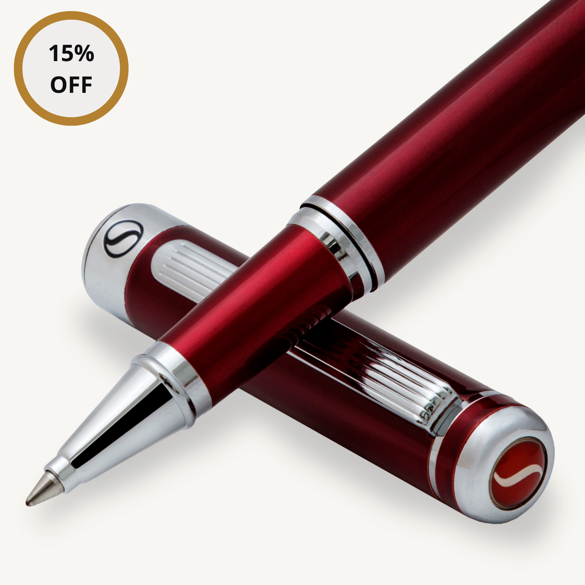 Stylo roller Scriveiner Classic Crimson Red