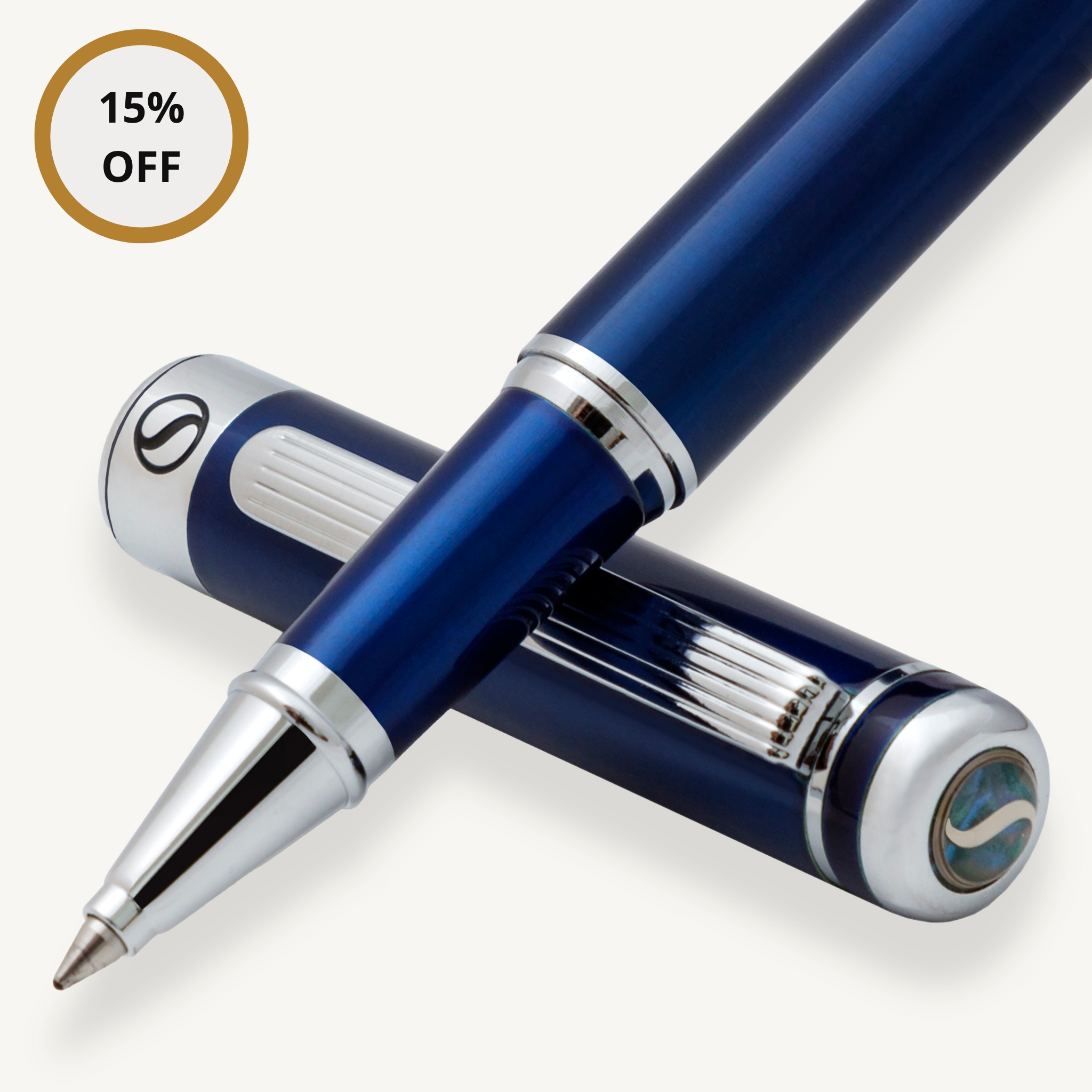 Classic Midnight Blue Rollerball Pen