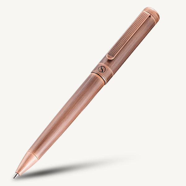 筆記具 Autmog36 Click Pen C110 Pure Copper Body Scriveiner Classic Copper Ballpoint Pen