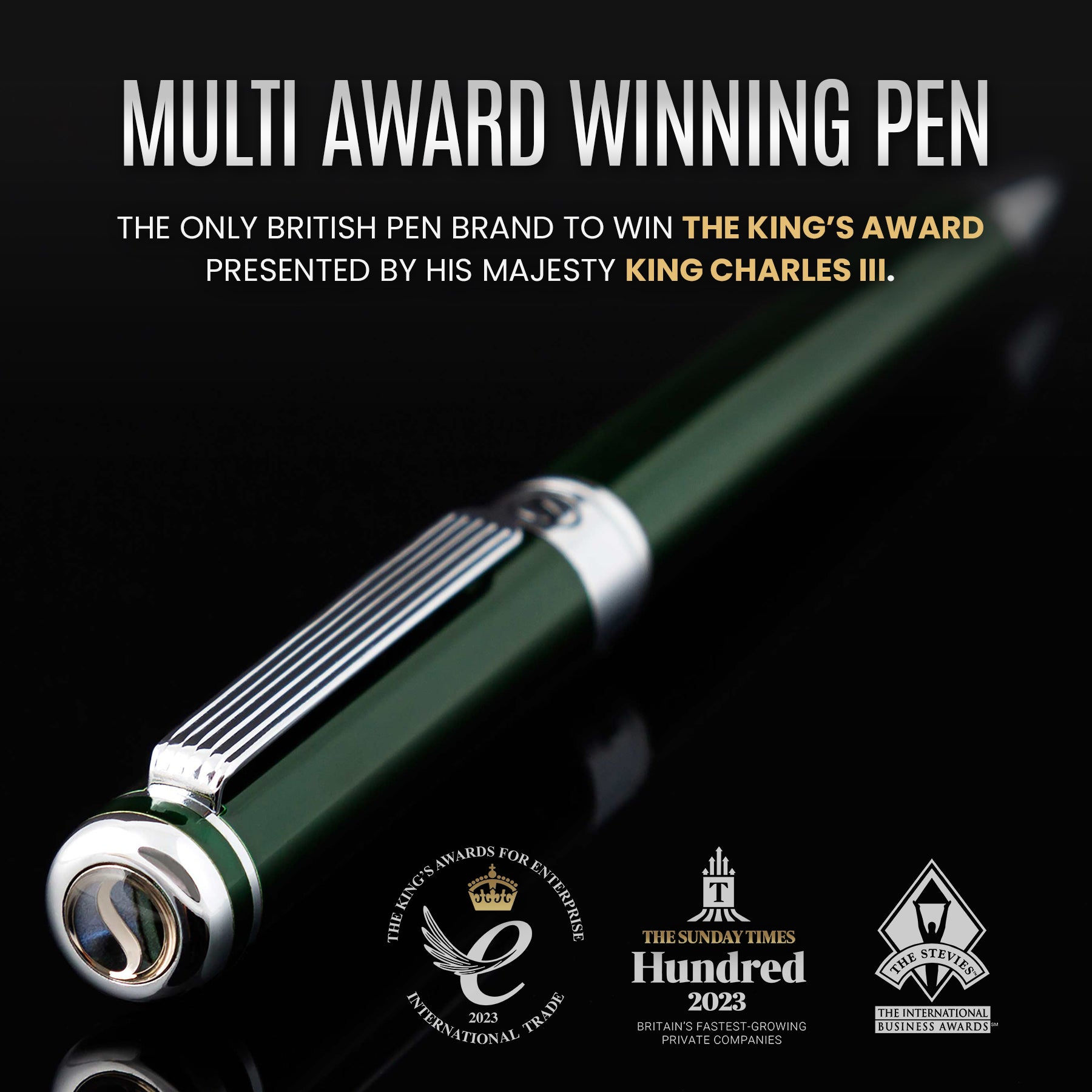 Scriveiner Classic British Racing Green ballpoint Pen