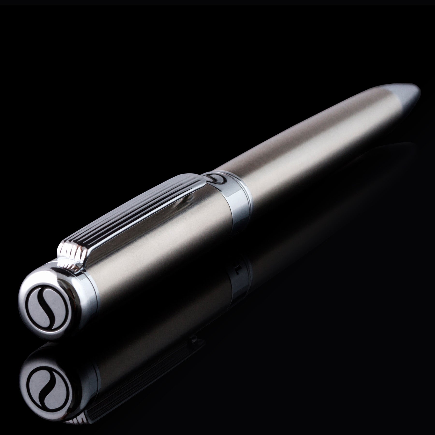 Stylo à bille Scriveiner Classic en acier inoxydable