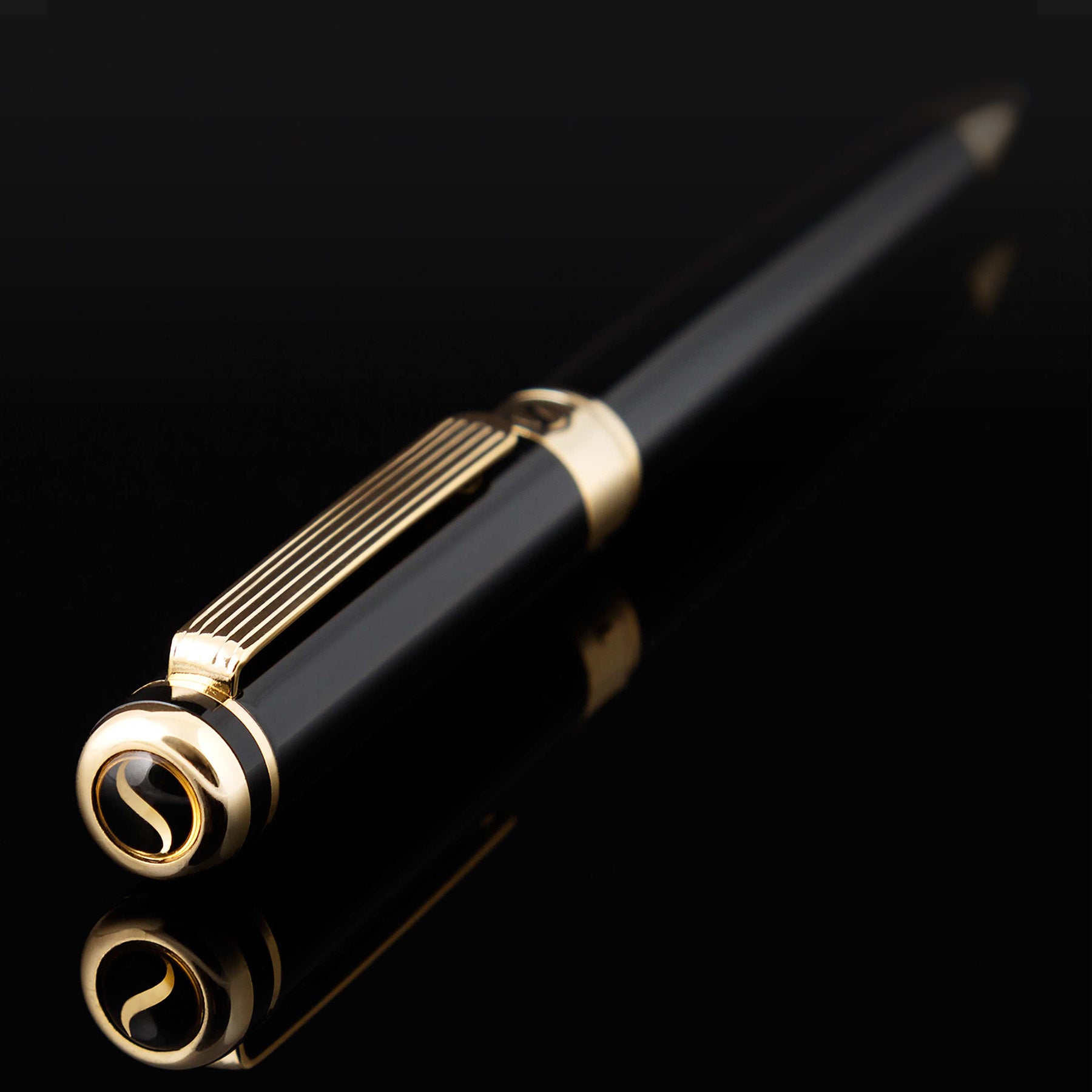 Stylo à bille Scriveiner Classic laqué noir
