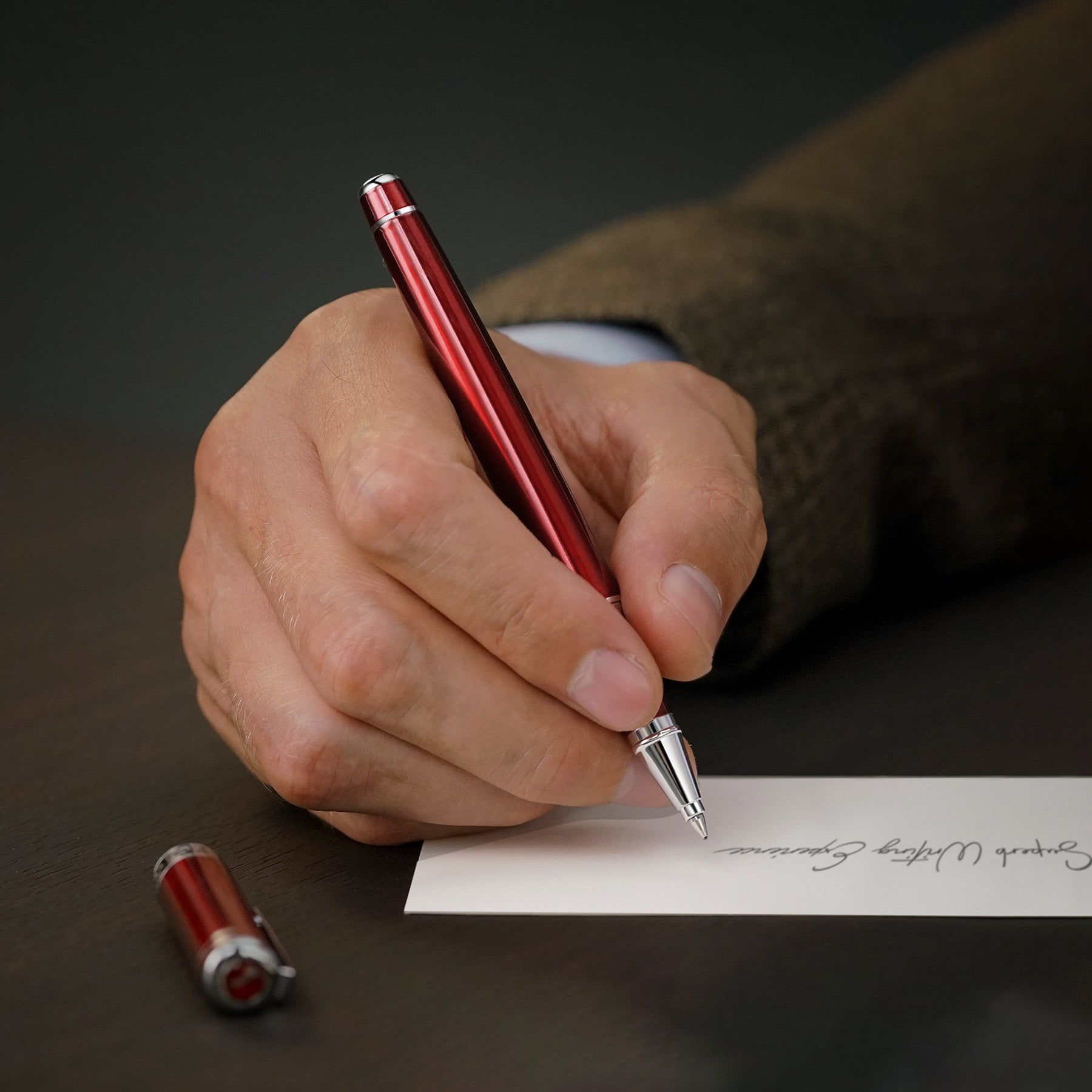 Stylo roller Scriveiner Classic Crimson Red