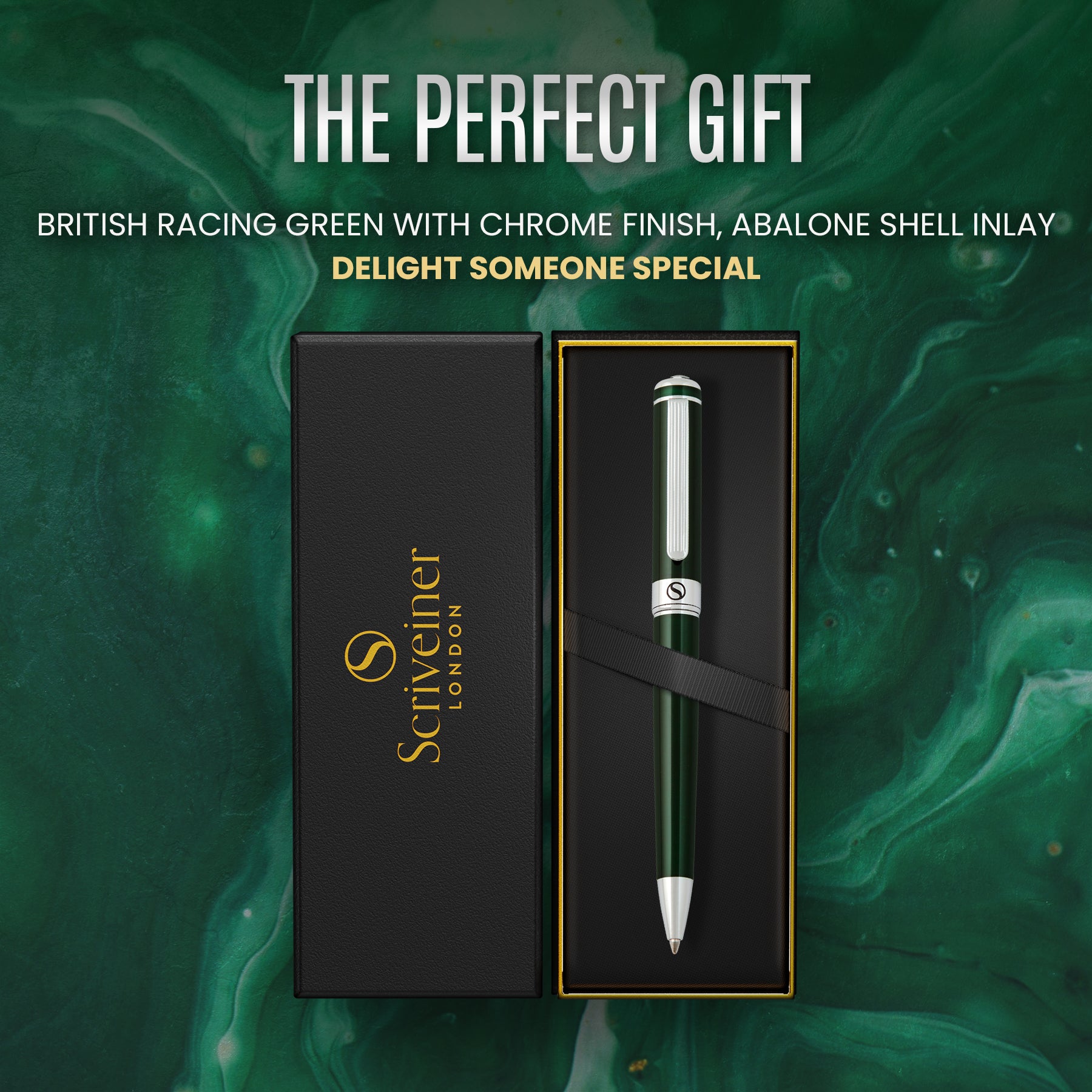 Scriveiner Classic British Racing Green ballpoint Pen