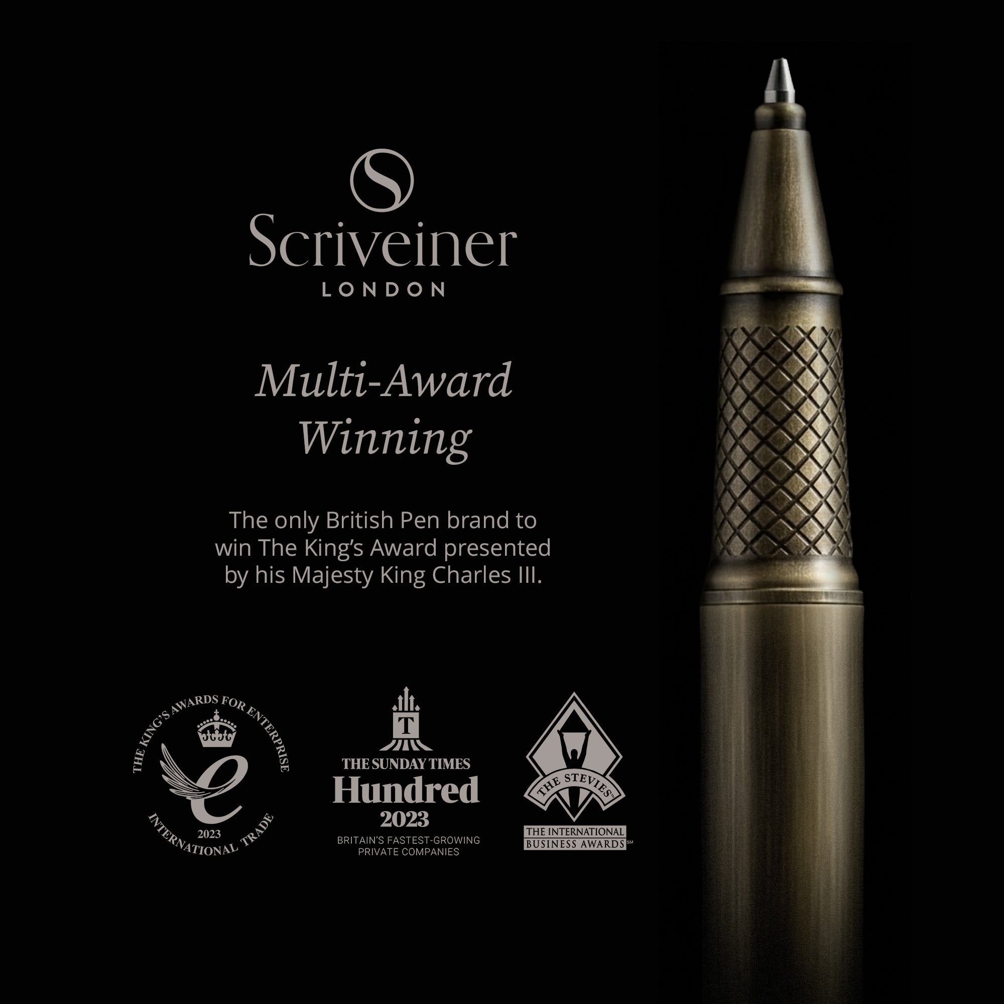 Scriveiner Classic Bronze Rollerball Pen