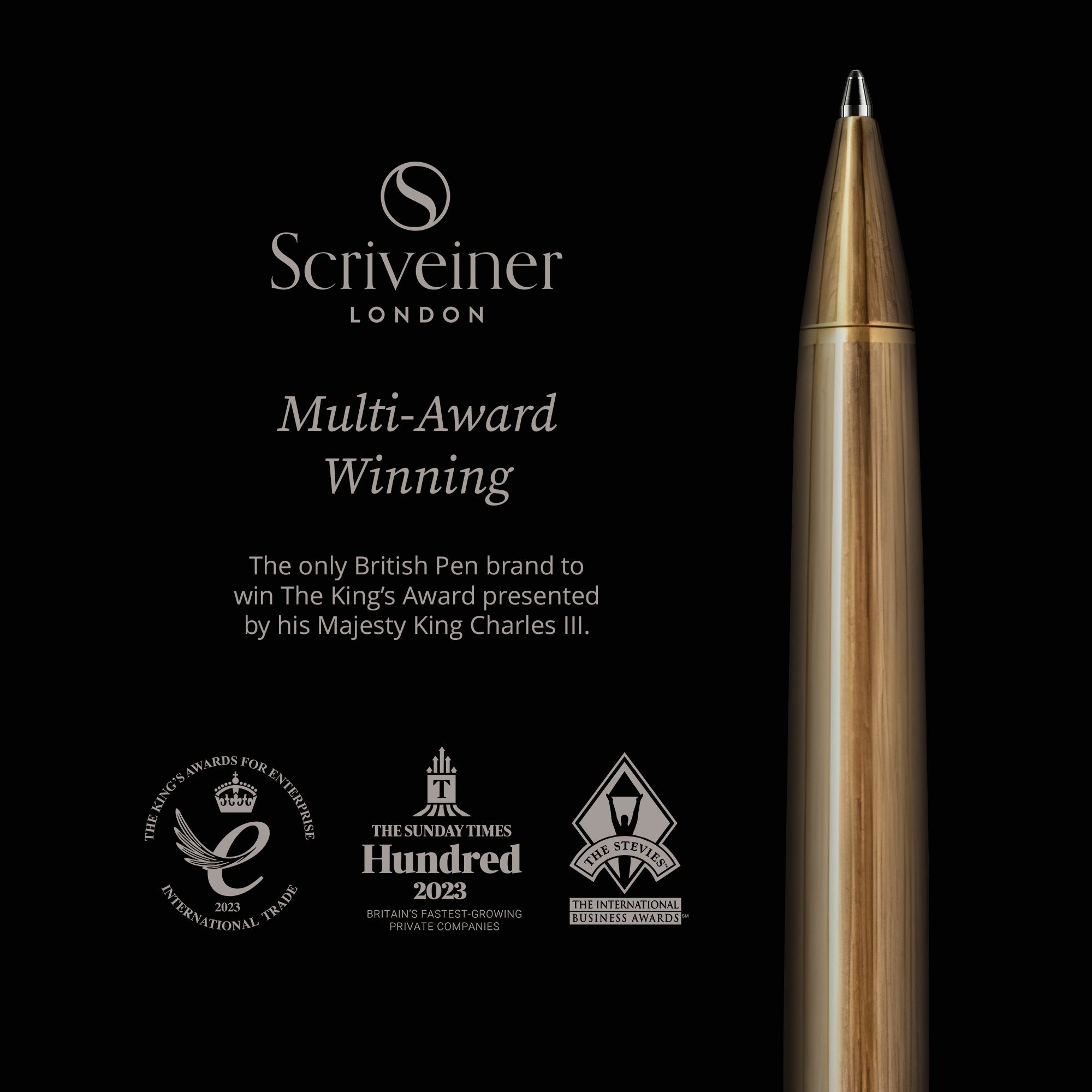 Scriveiner Classic Bronze Ballpoint Pen