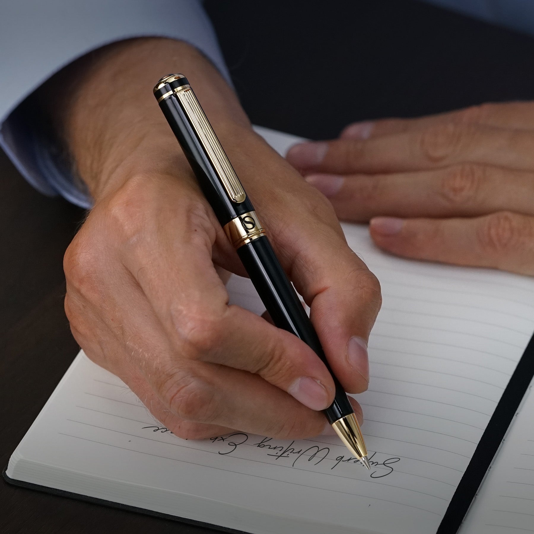 Stylo à bille Scriveiner Classic laqué noir