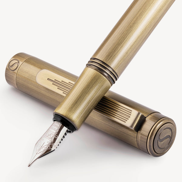 Stylo Plume Sheaffer Prelude Prestige Marron Métallisé - Modèle A283, Occasion En Très Bon état