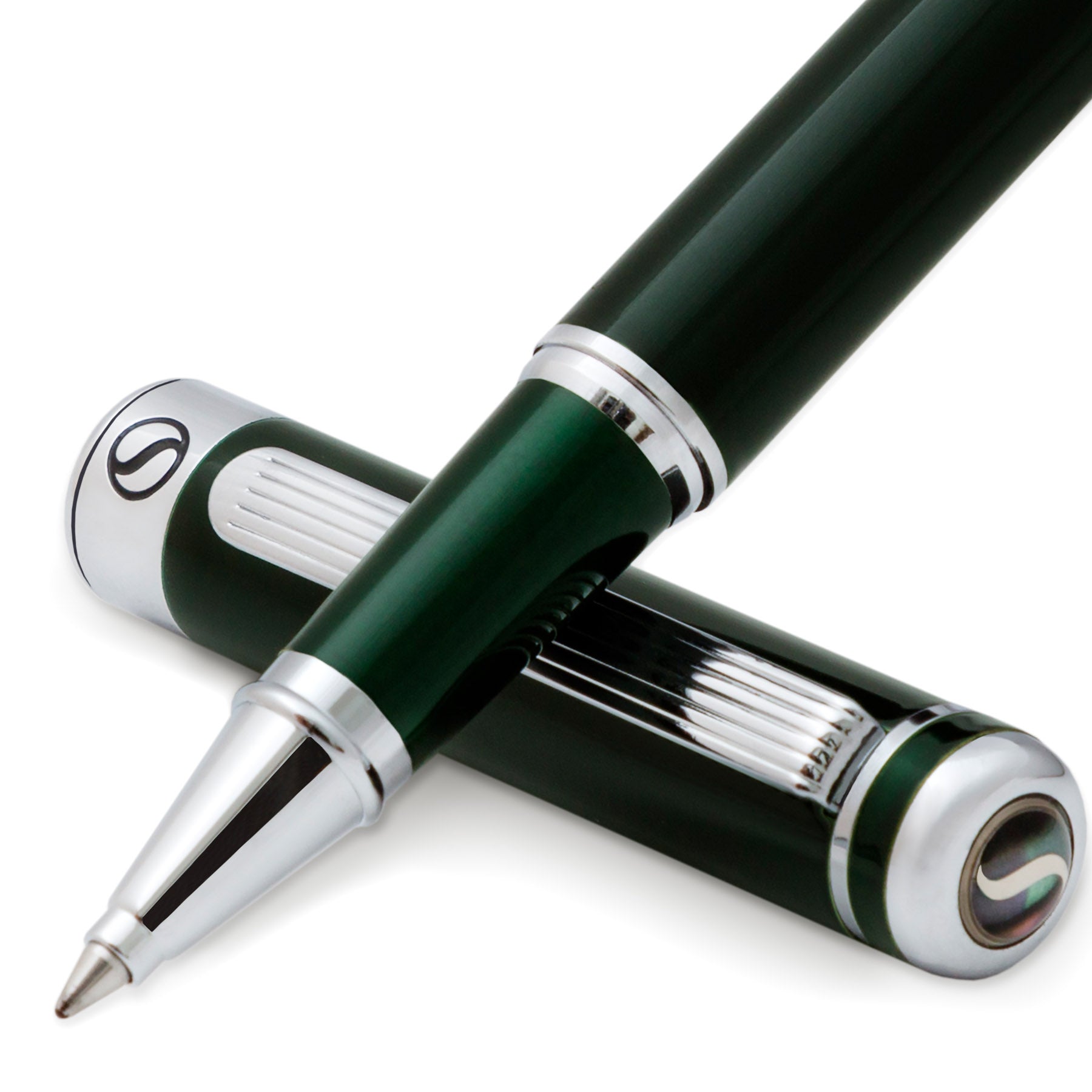 Stylo roller Scriveiner Classic British Racing vert