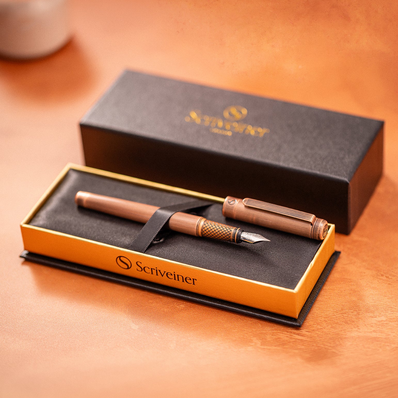 Scriveiner Classic Copper Fountain Pen – Medium