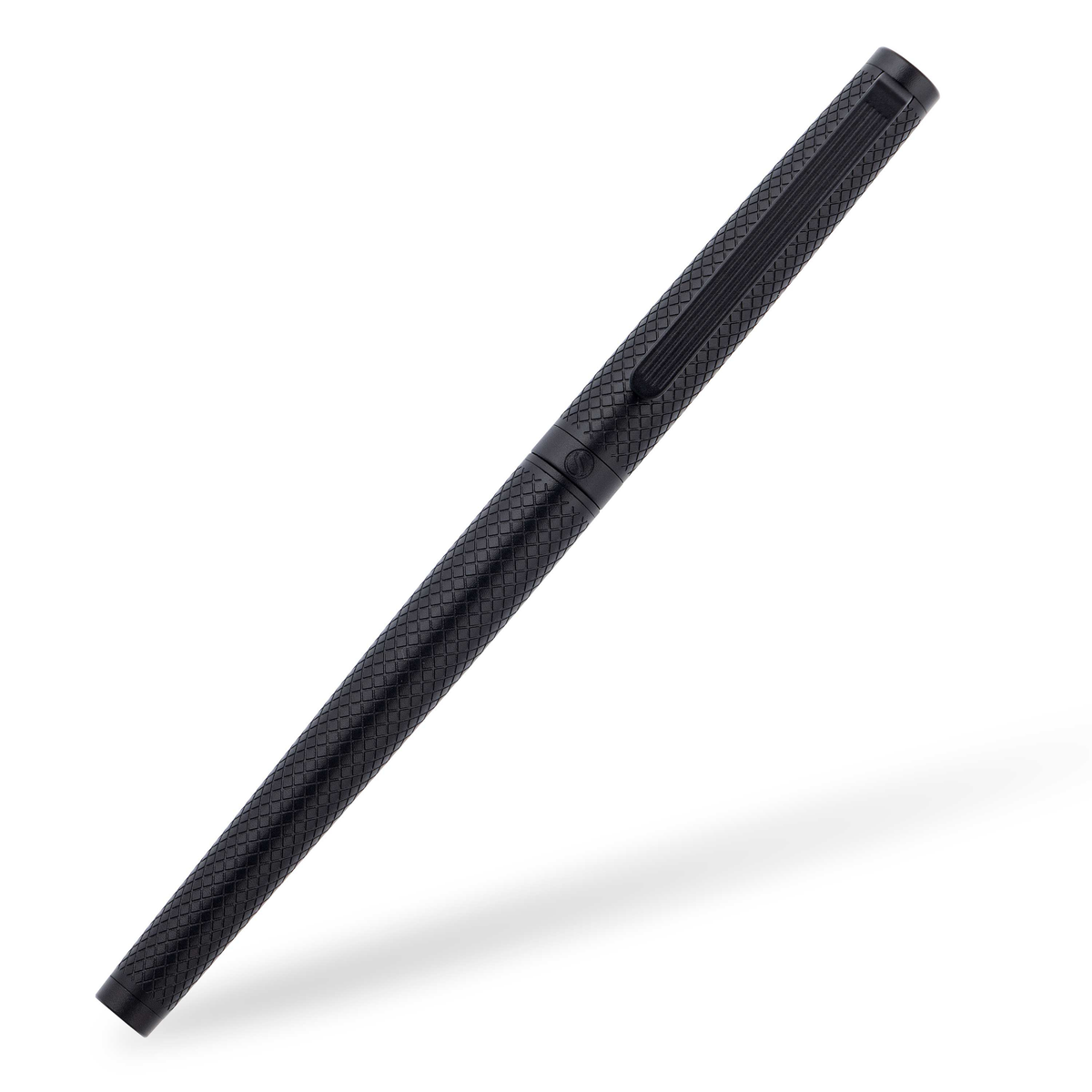 Scriveiner Premium Daily Black Carved Fountain Pen (Medium Nib)