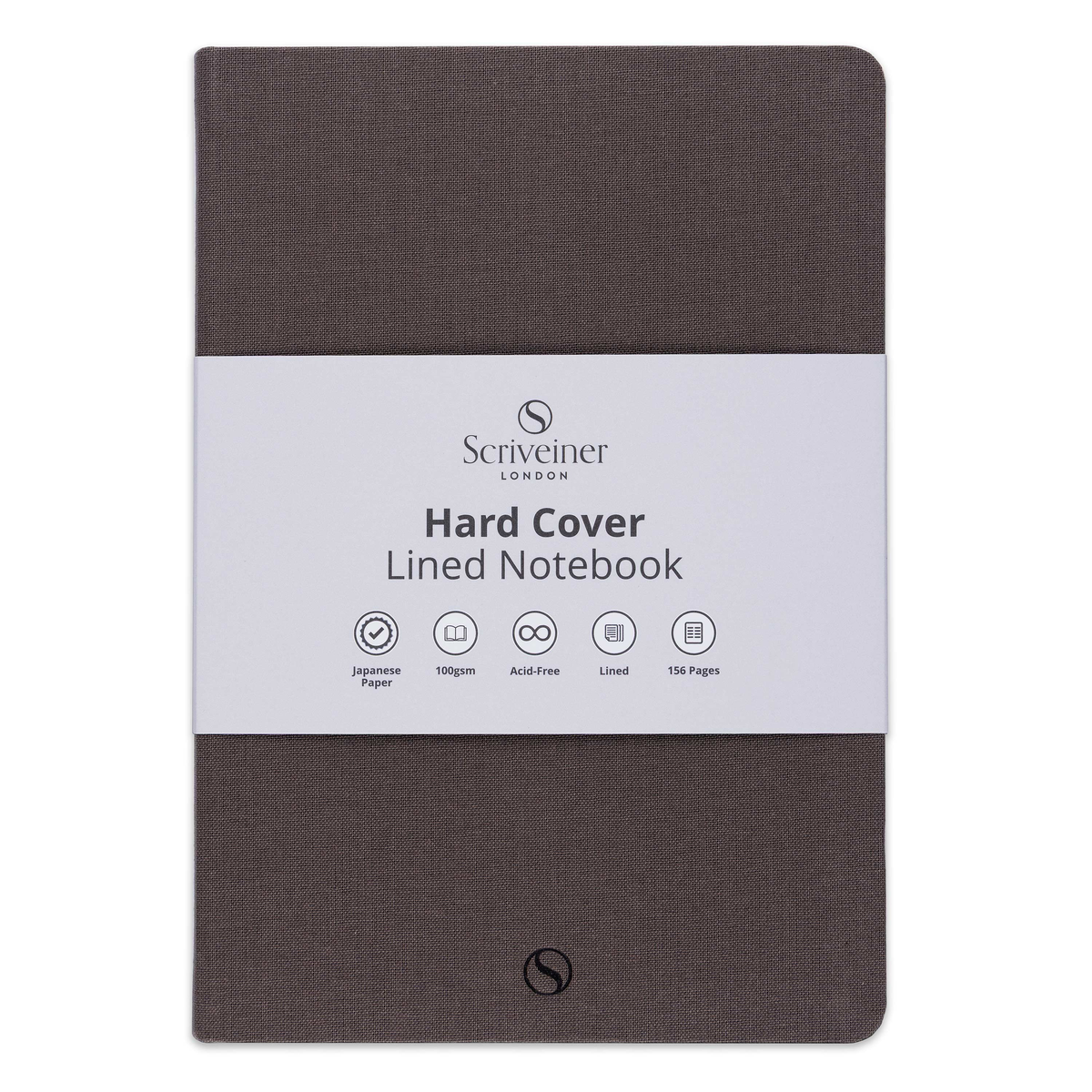 Scriveiner Hard Cover Lined Notebook