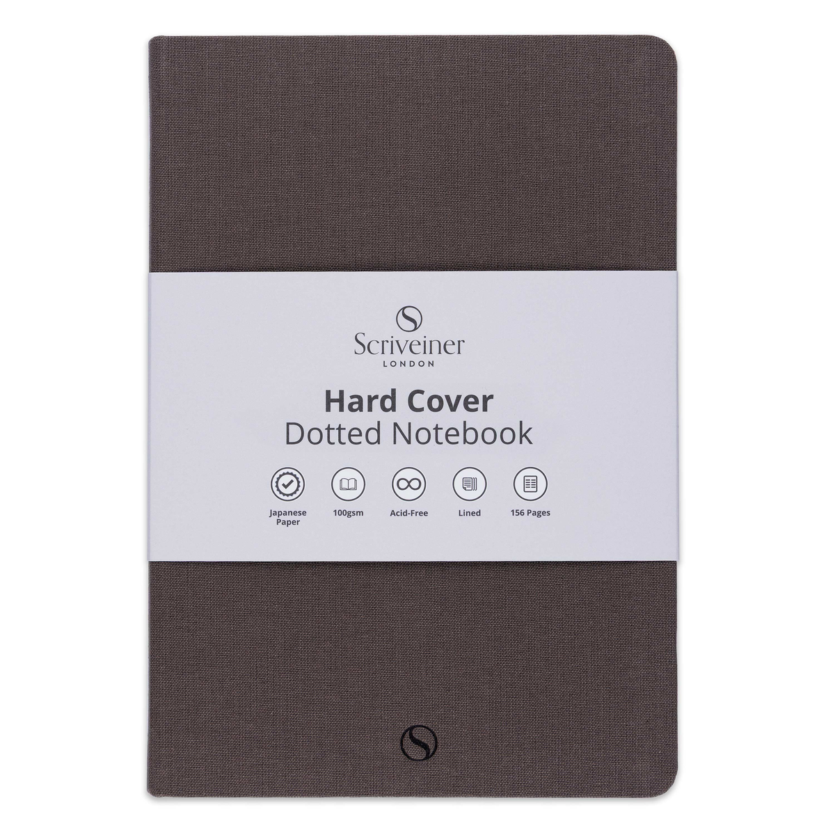 Scriveiner Hard Cover Dotted Notebook