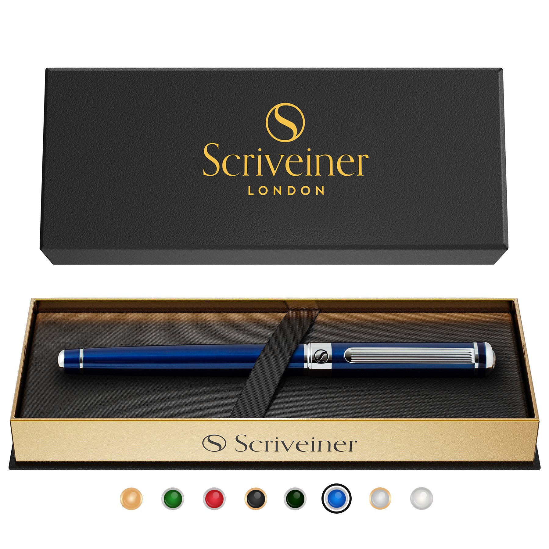 Scriveiner Classic Midnight Blue Rollerball Pen