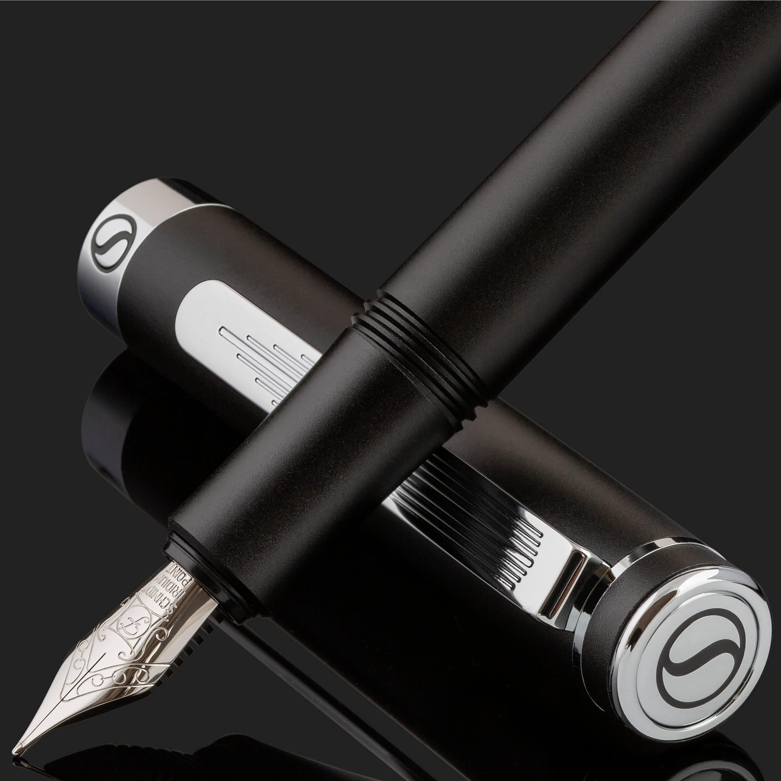 Scriveiner Black Lacquer Fountain Pen Stunning Algeria