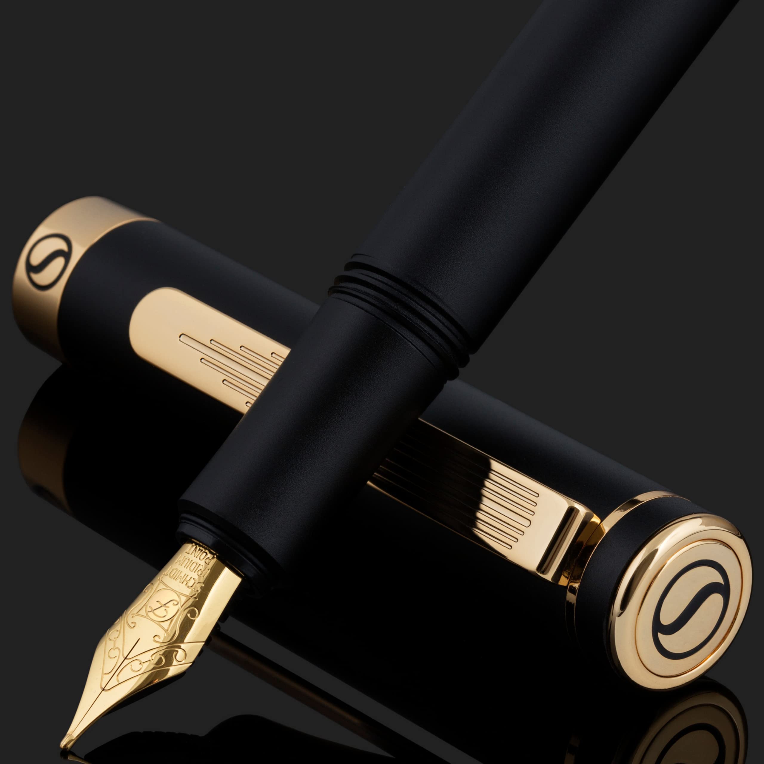 Scriveiner Black Lacquer Fountain Pen Stunning Algeria