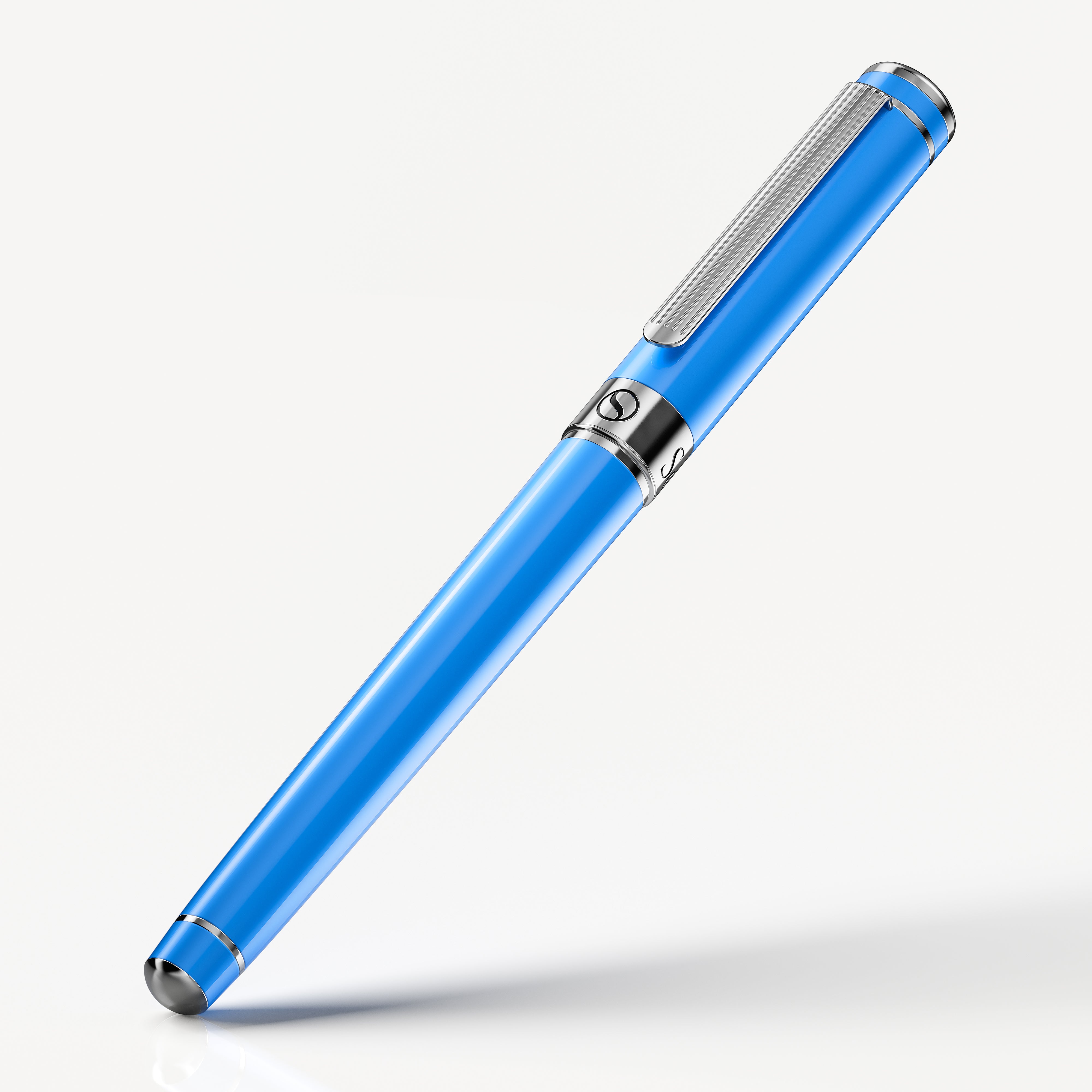 Scriveiner Classic Sky Blue Rollerball Pen - Special Edition