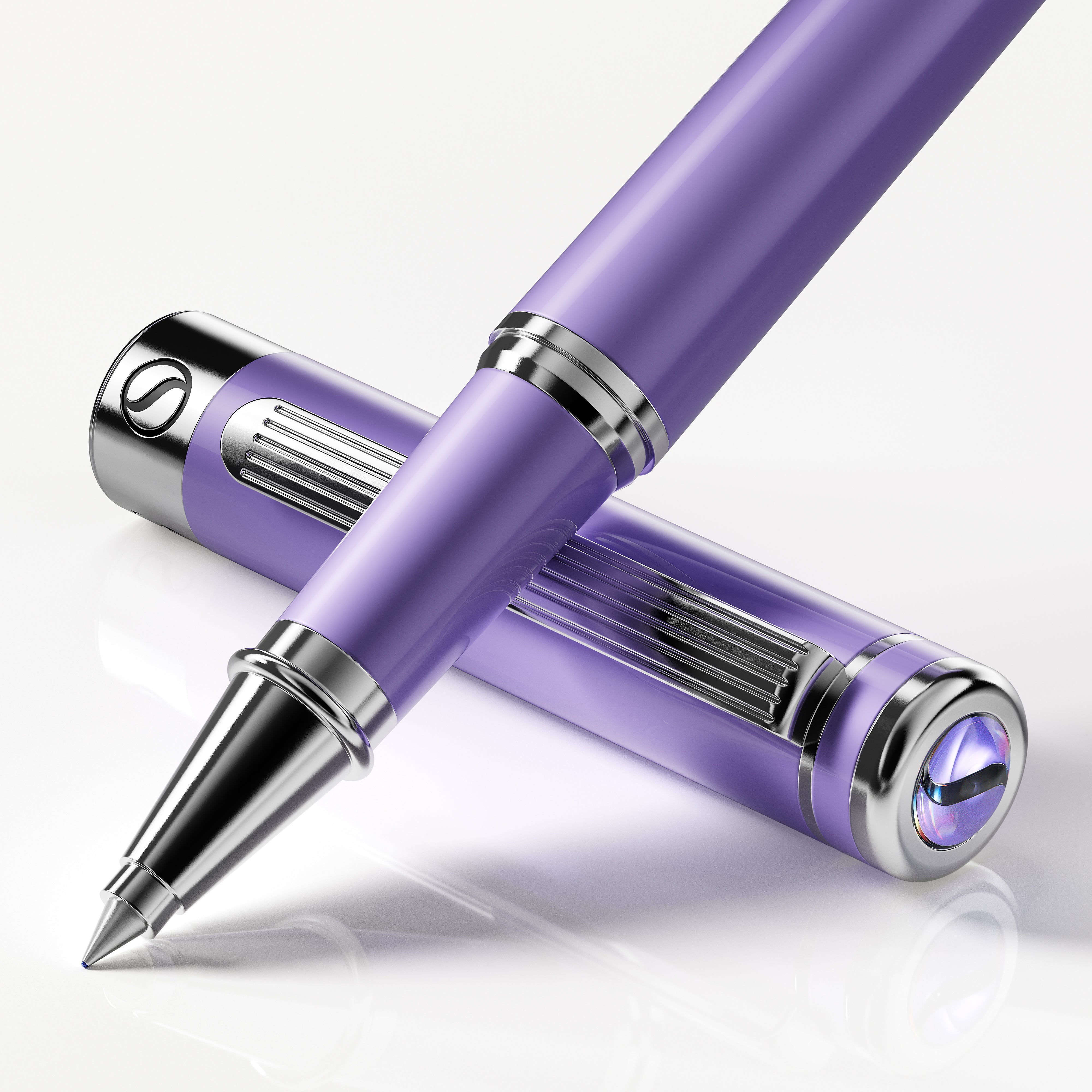 Scriveiner Classic Lilac Rollerball Pen - Special Edition