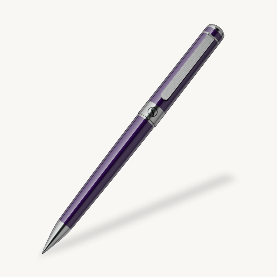 Scriveiner Classic Aubergine Ballpoint Pen
