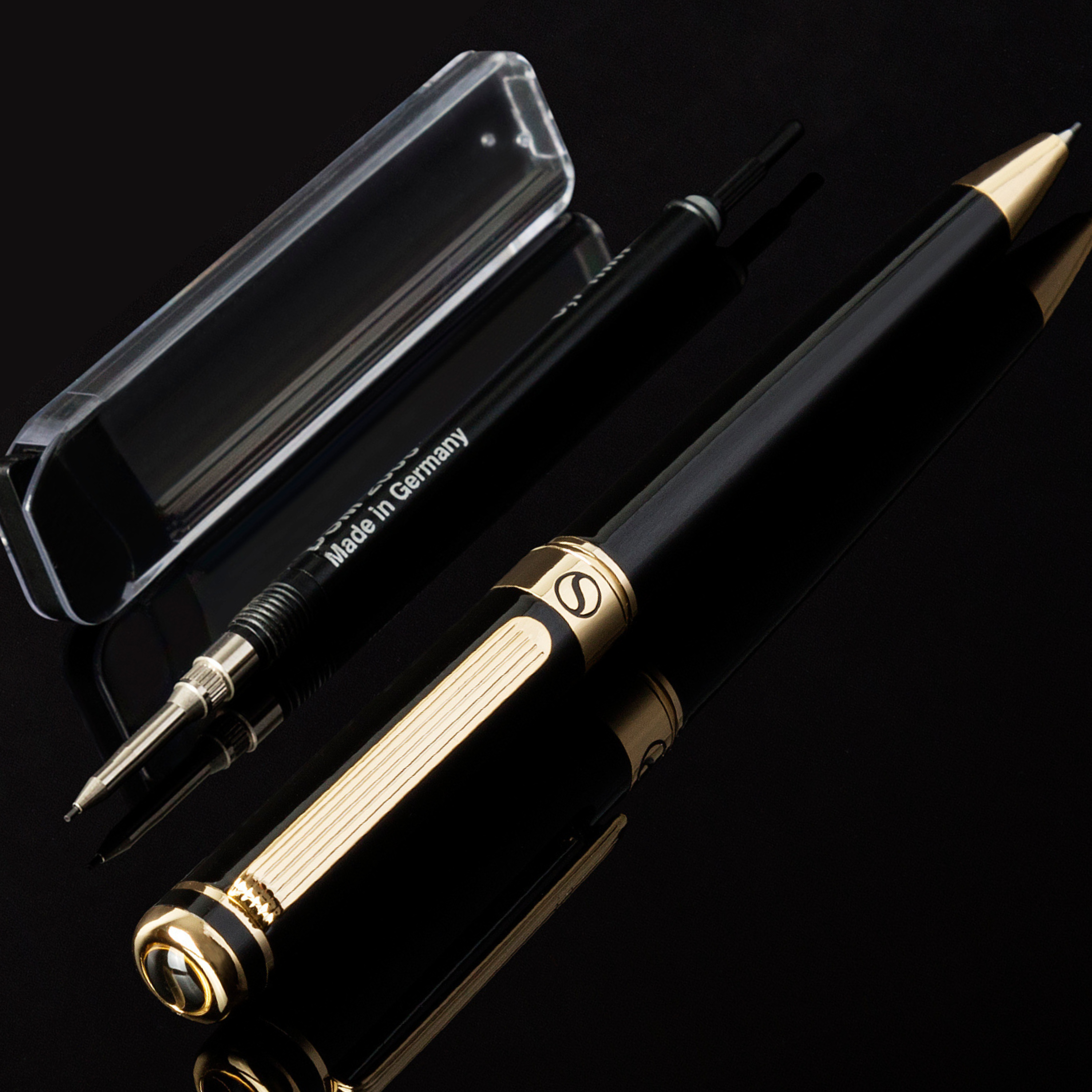 Scriveiner Classic Black Lacquer Mechanical Pencil