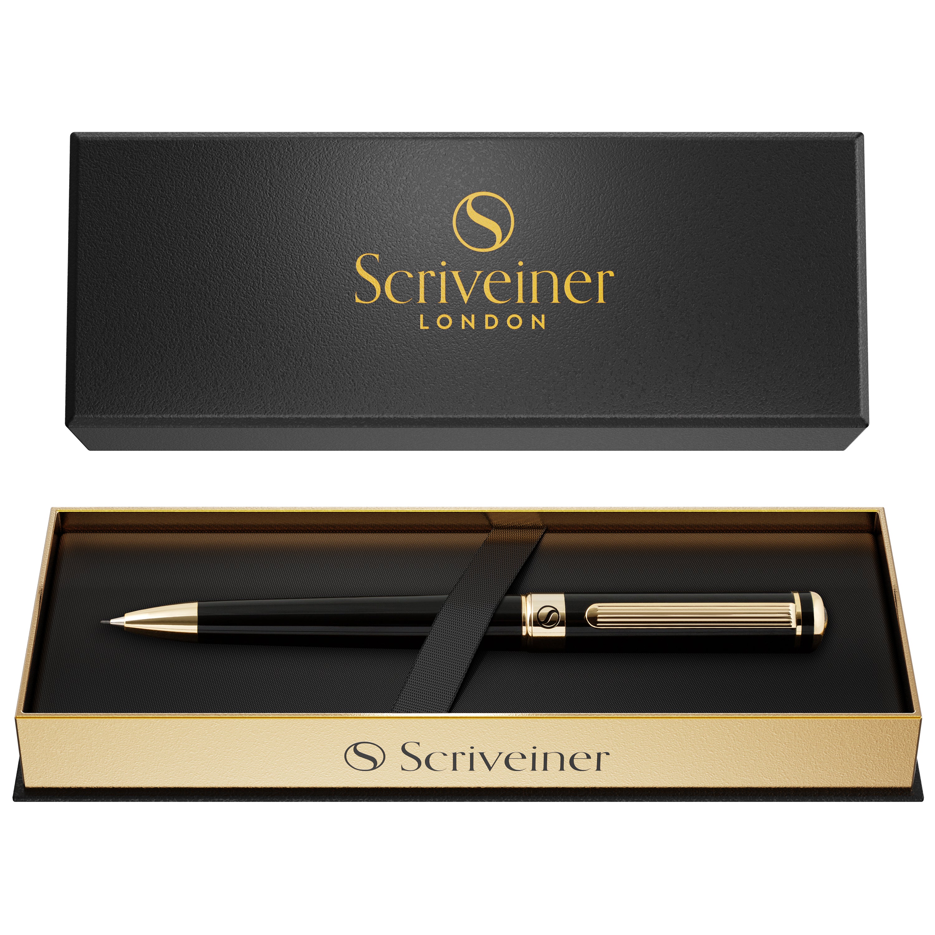 Scriveiner Classic Black Lacquer Mechanical Pencil