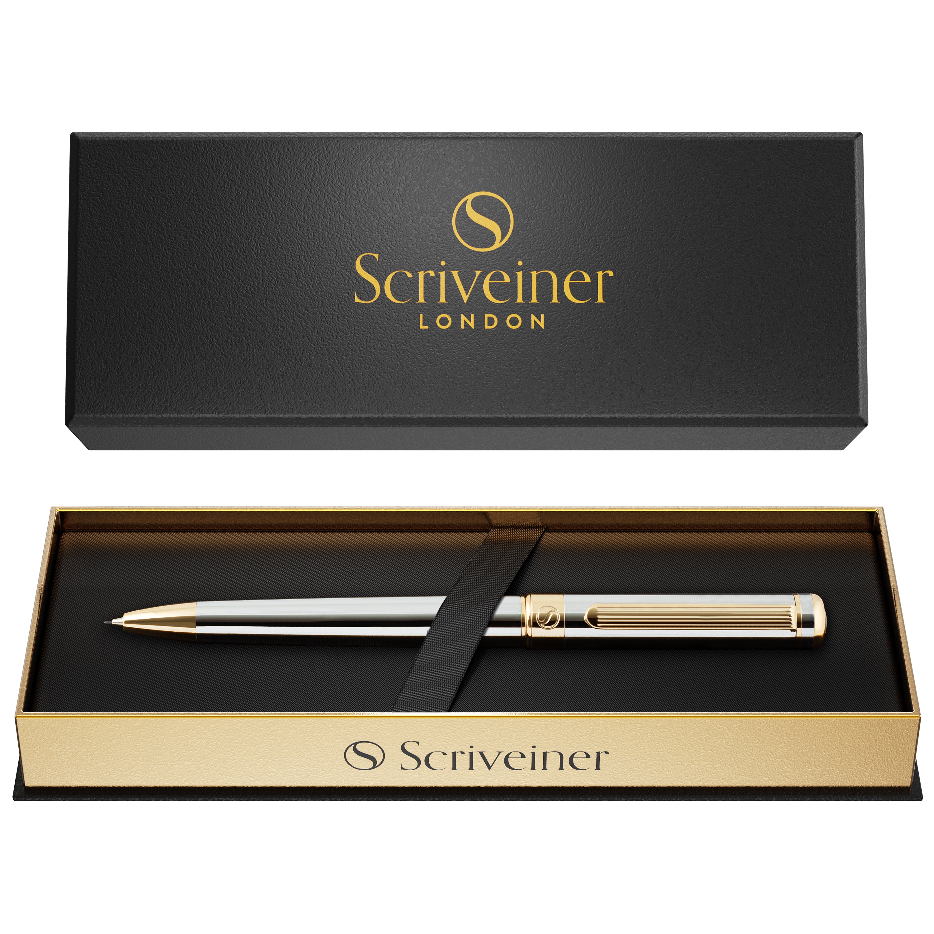Scriveiner Classic Silver Chrome Mechanical Pencil